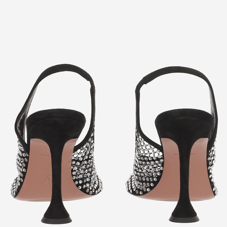 Pumps Dolly Crystal Black Suede