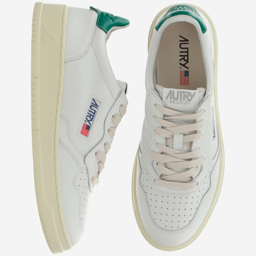 Sneakers Medalist Low Green Cow Leather; Sole: Rubber Trainers