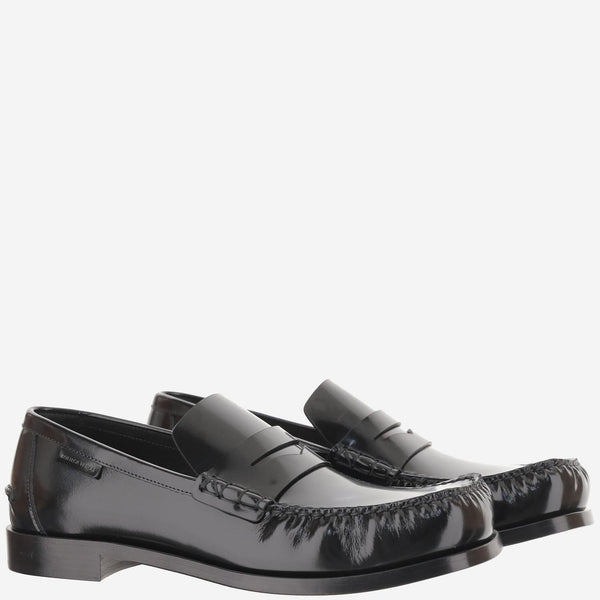 Truman Leather Loafers Black