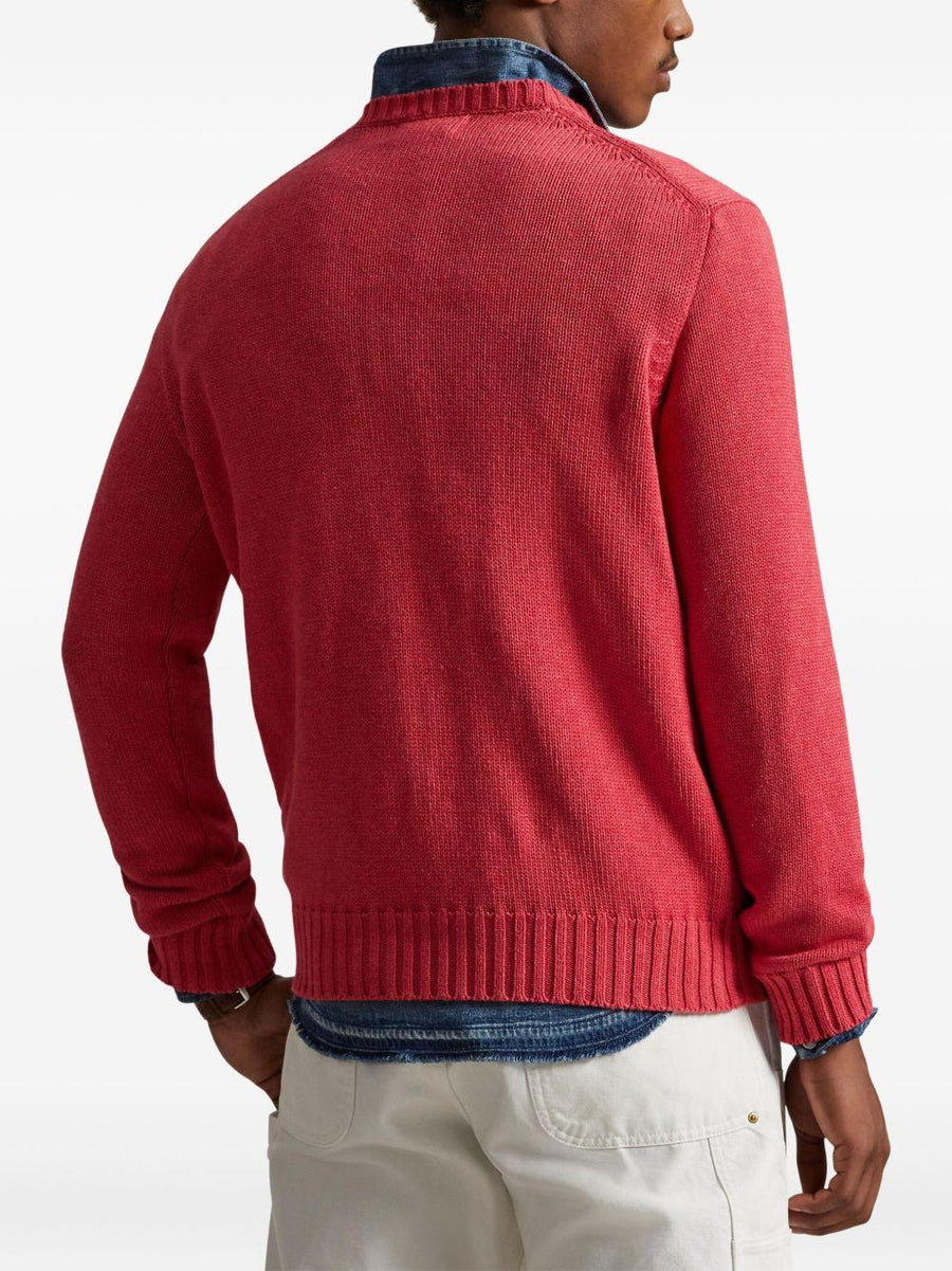 Sweater The Iconic Flag Red Cotton