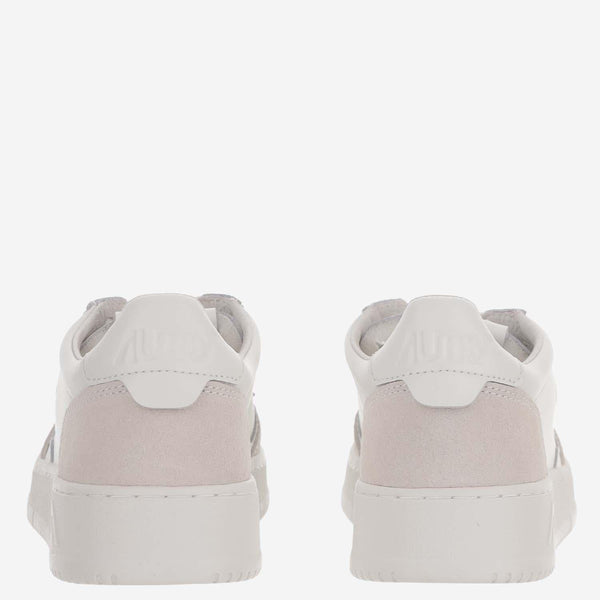 Sneakers Medalist Low White Leather And Suede / Rubber Trainers