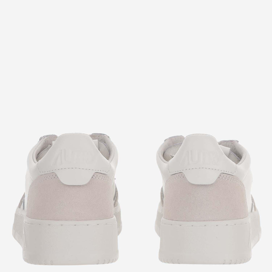 Sneakers Medalist Low White Leather And Suede / Rubber Trainers