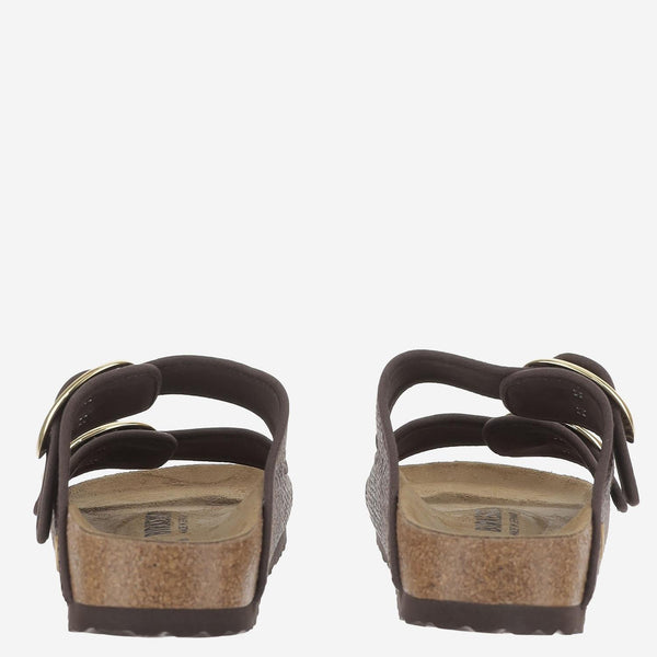 Sandals Arizona Brown Fabric Slippers