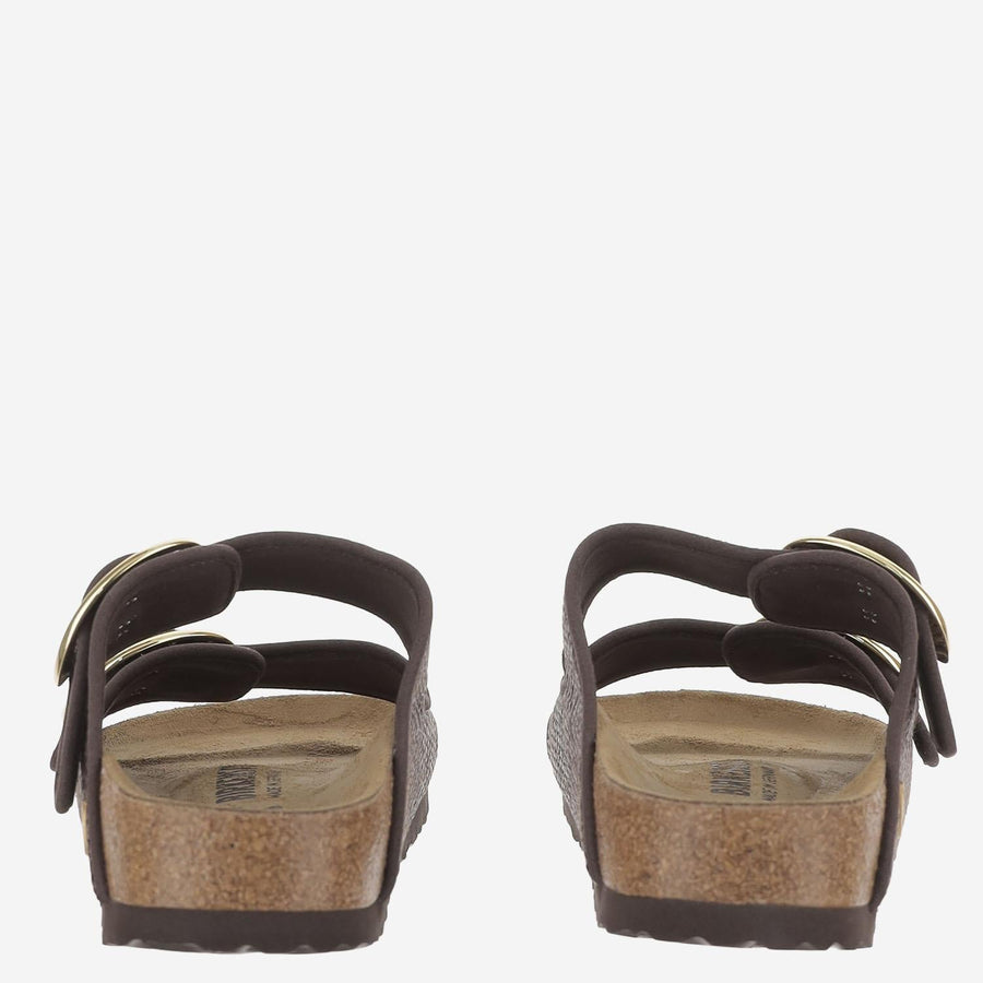 Sandals Arizona Brown Fabric Slippers