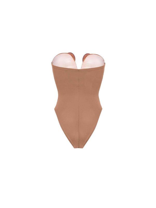 One-Piece Swimsuit Alaya Brown Swimwear