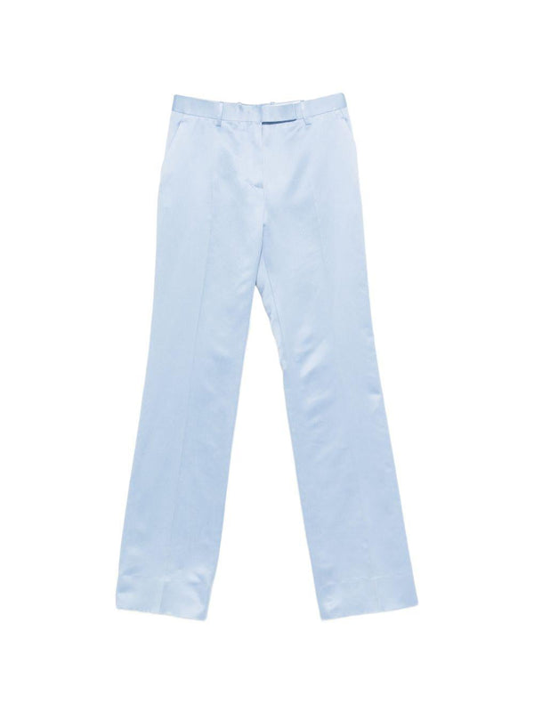 Trousers Light Blue Cotton
