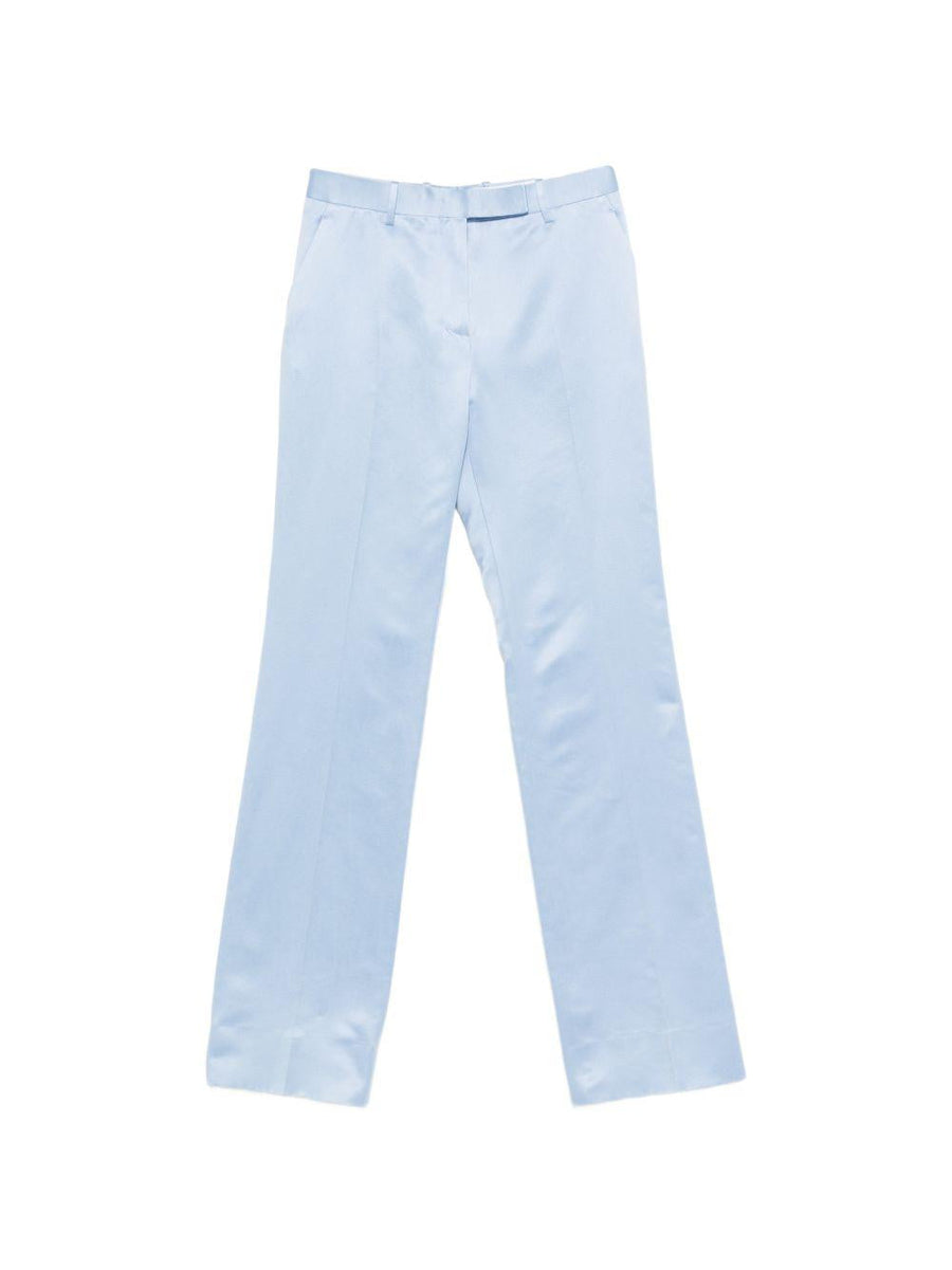 Trousers Light Blue Cotton