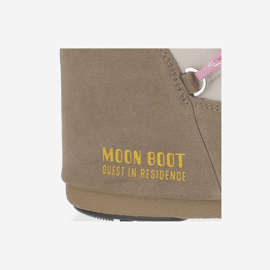 Icon Low Boots Beige Leather