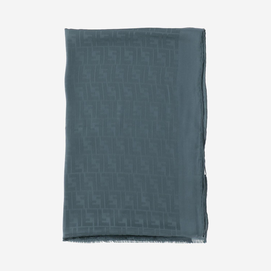 Silk Scarf Dark Green