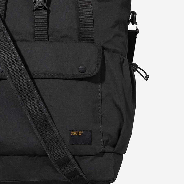 Haste Tote Bag Black Cotton Shoulder