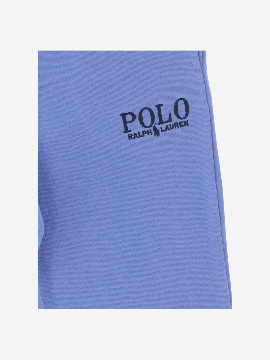 Pants Cotton-Blend Navy Trousers