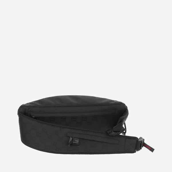 Gucci Gg Baby Carrier Black Polyamide Belt Bags