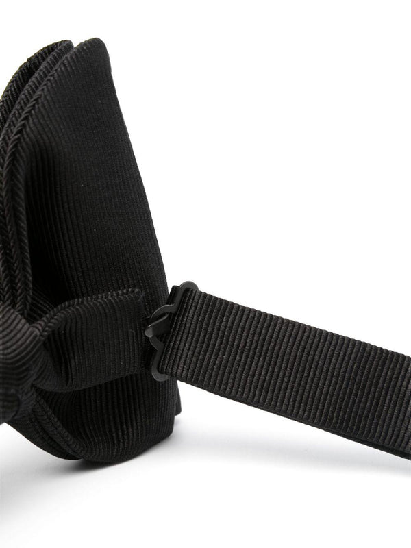 Bow Tie Black Silk Ties &