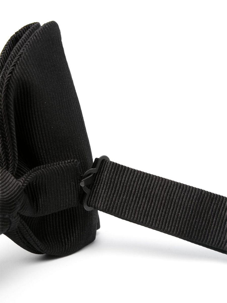Bow Tie Black Silk Ties &