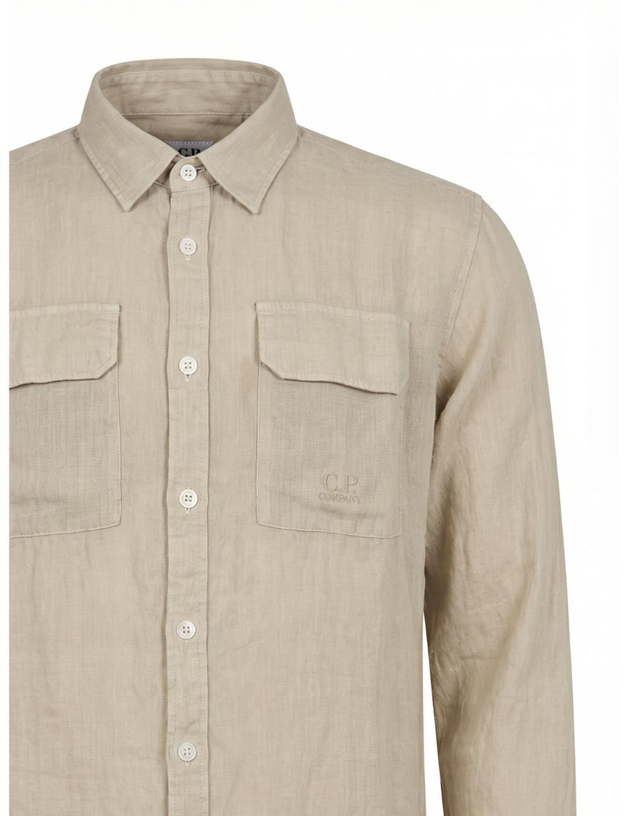 Linen Shirt Dove Grey