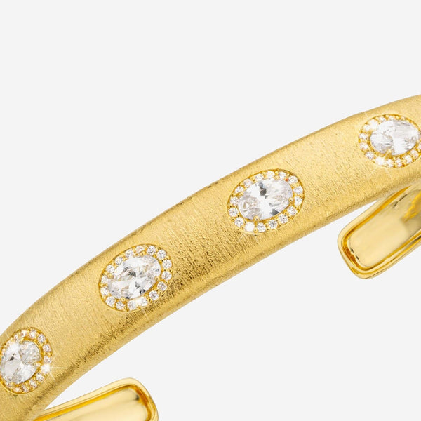 Cuff Bracelet Dynasty Gold Brass