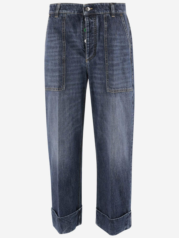 Jeans Blue Denim Cotton
