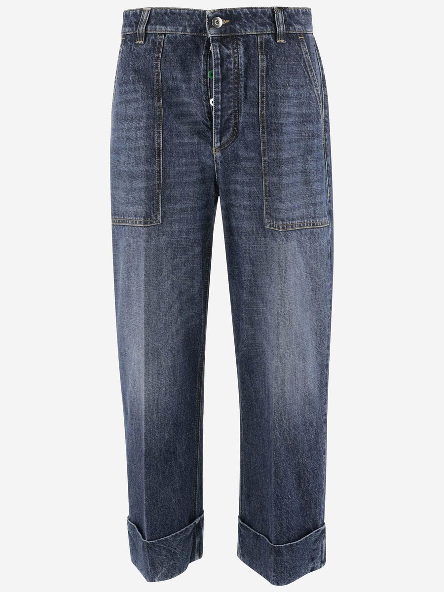 Jeans Blue Denim Cotton