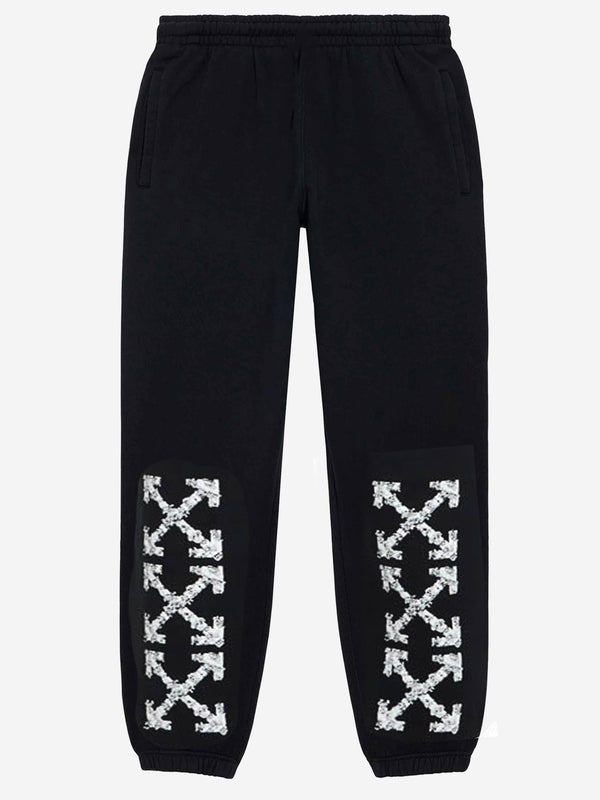 Cotton Pants With Logo Black Trousers
