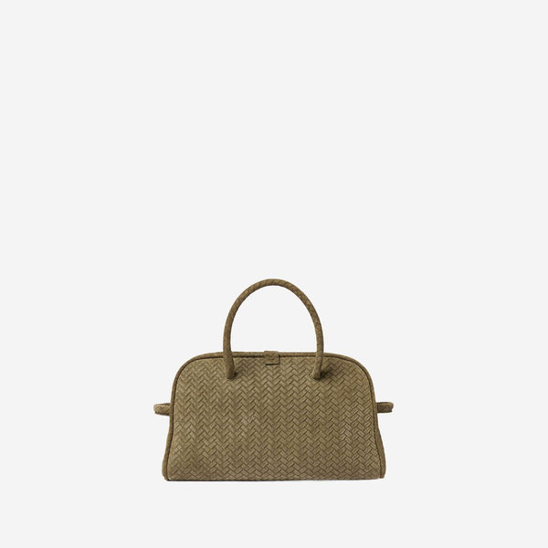 Bowling Bag Khaki Кожи Теленка Handbags