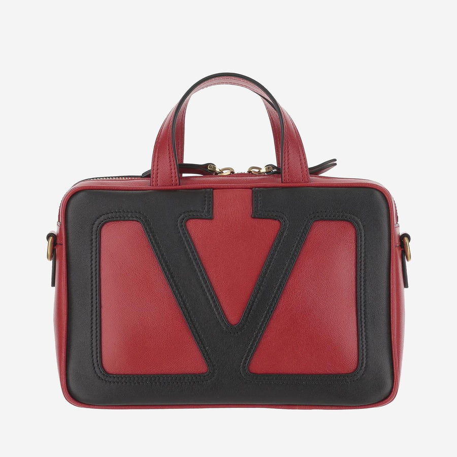 Viva Superstar Leather Bag Red Lambskin Shoulder