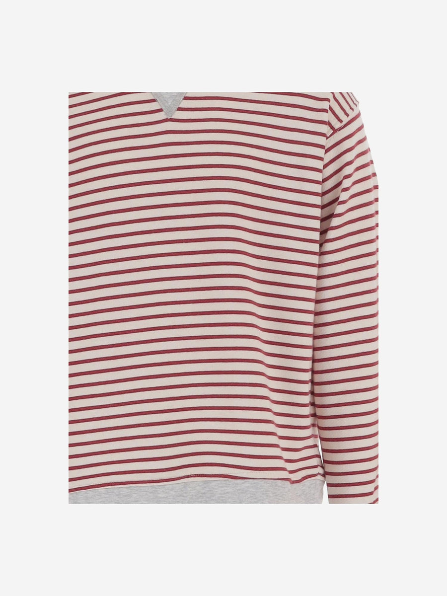 Sweatshirt Striped Cotton Multicolour Hoods & Sweatshirts