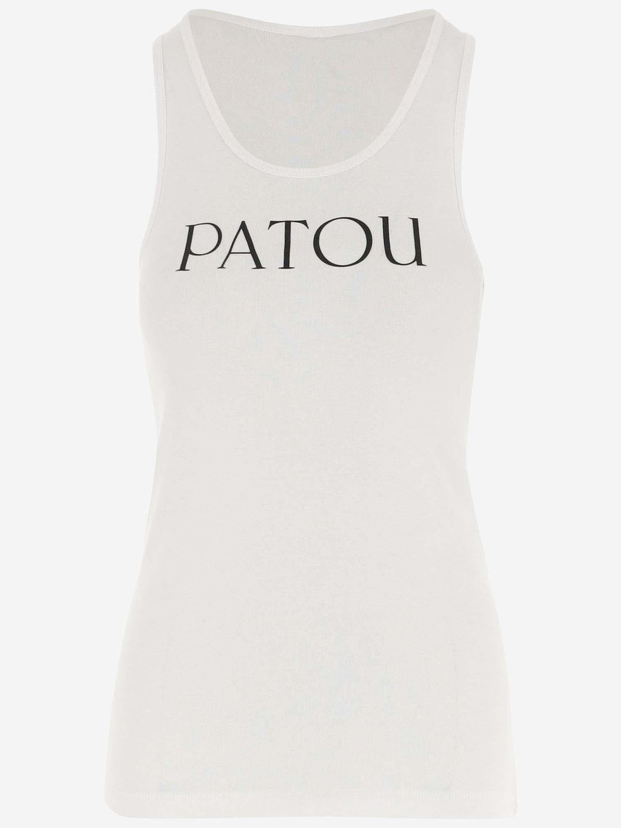 Tank Top White Cotton