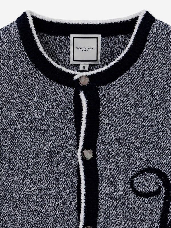Cardigan Cotton-Blend Navy