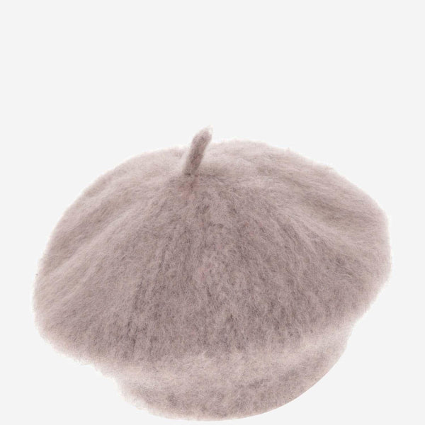Wool Basket Beret Pink Finnshep Hat