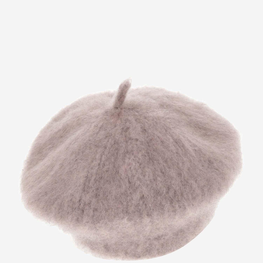 Wool Basket Beret Pink Finnshep Hat