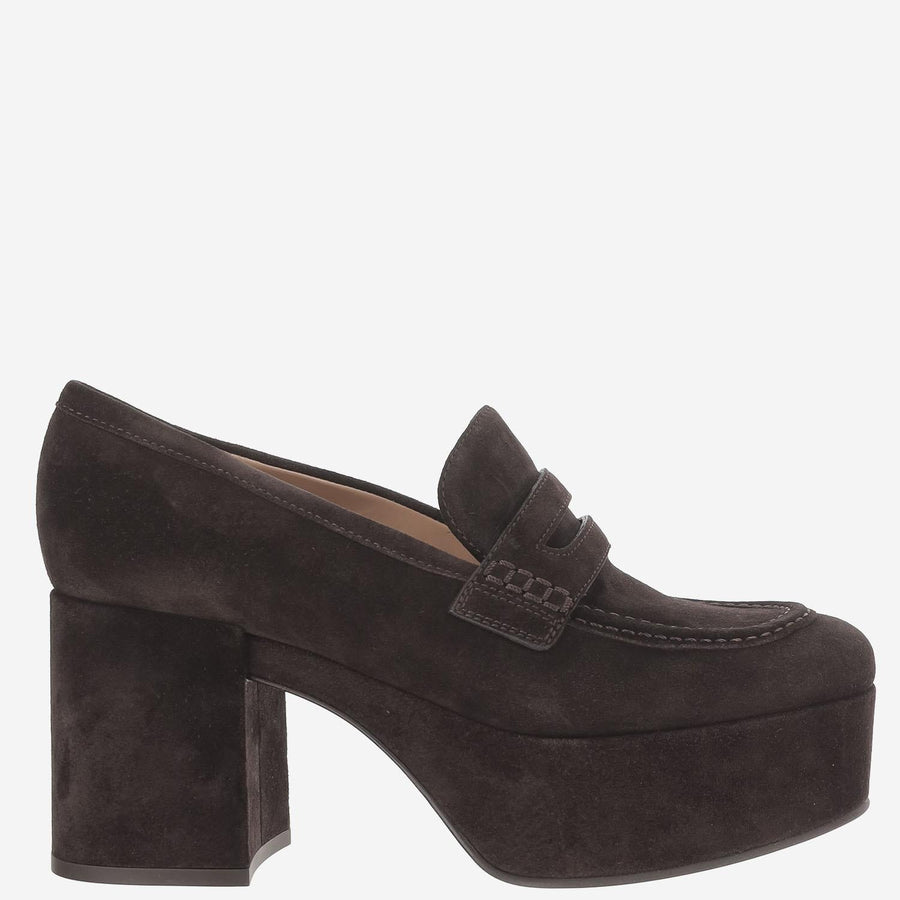 Heels Jenna Mocha Suede