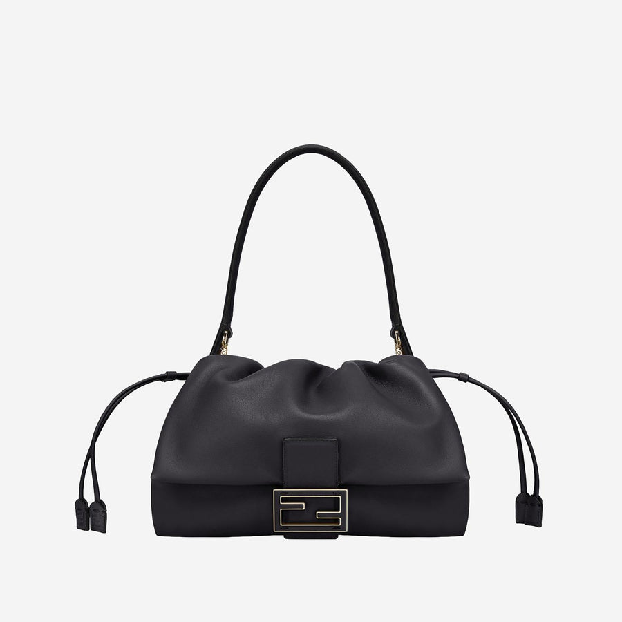 Shoulder Bag Nappa Leather Black