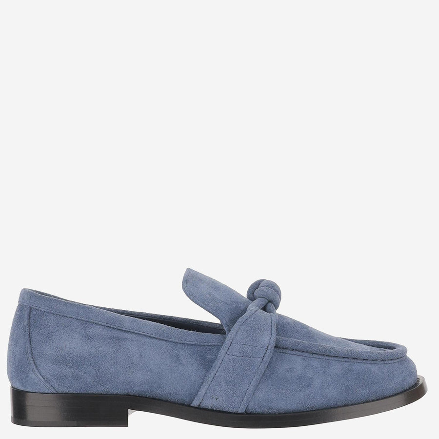 Loafers Astaire Light Blue Suede