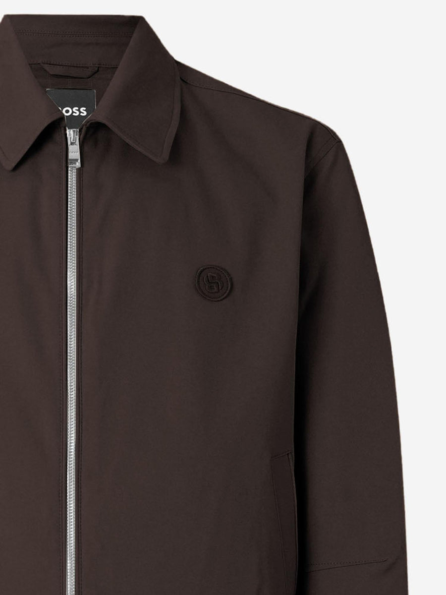 Jacket Stretch Cotton Dark Brown