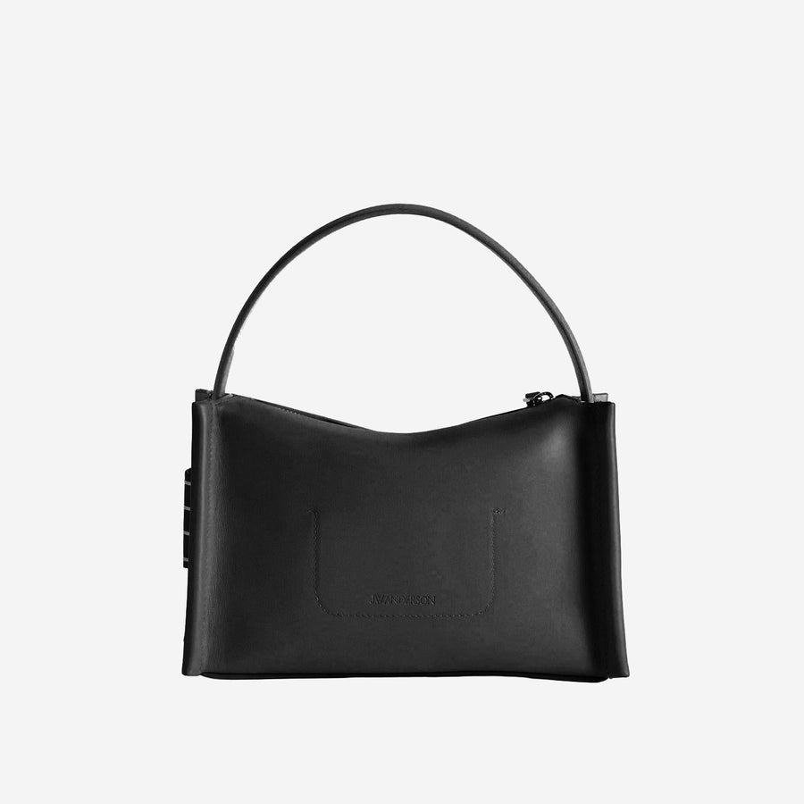 Leather Loafer Bag Black Calfskin Shoulder