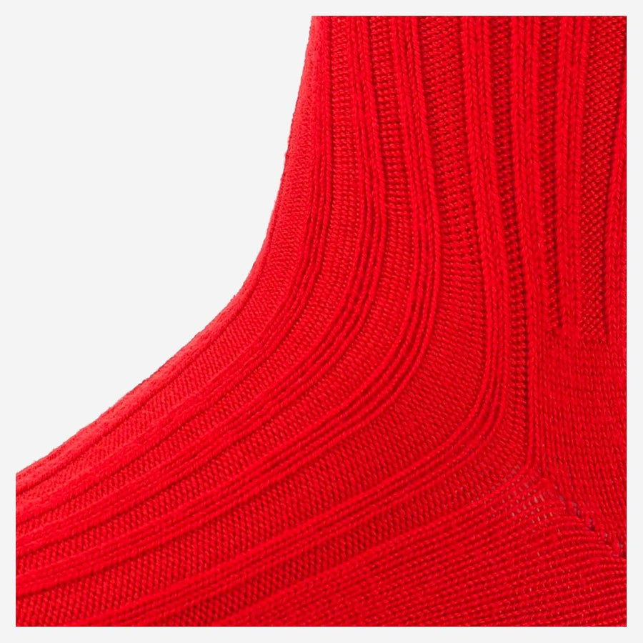 Virginia Cashwool Socks Red Wool