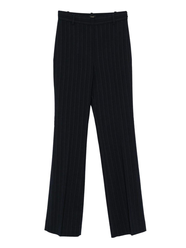 Trousers Blue Polyester