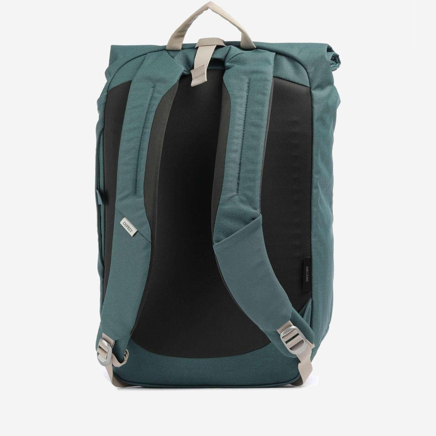 Backpack Roll Top Navy Nylon Backpacks