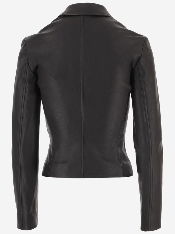Leather Jacket Brown Lambskin