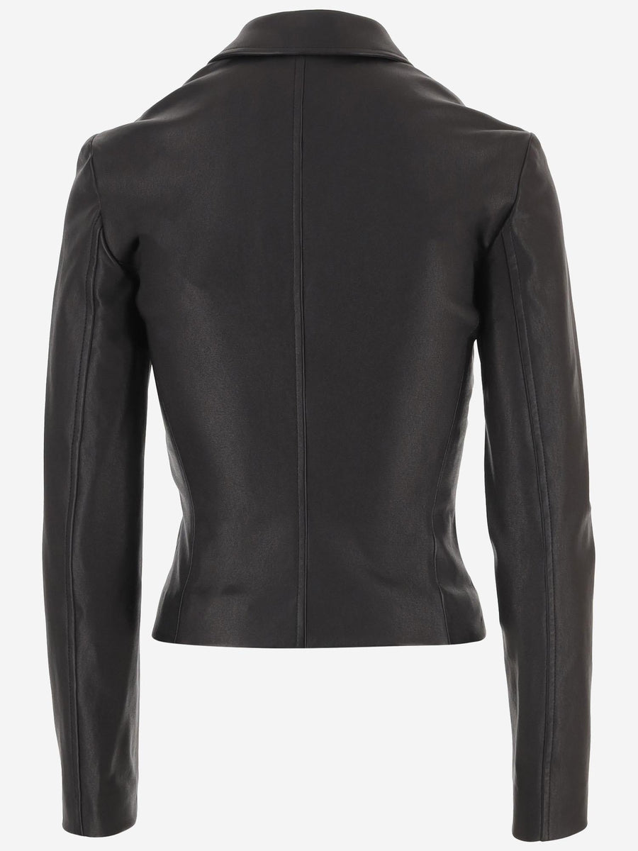 Leather Jacket Brown Lambskin
