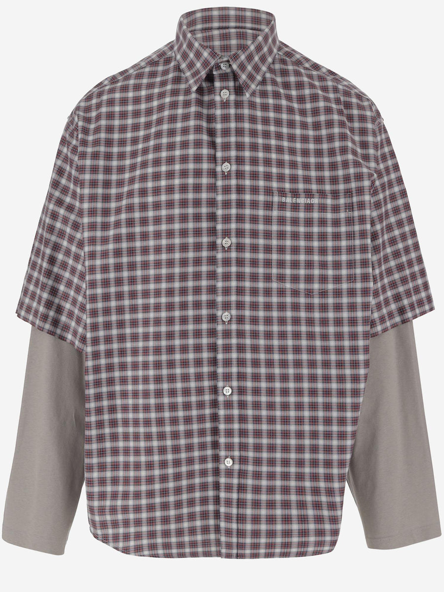 Shirt Wrong Sleeve Cotton Multicolour