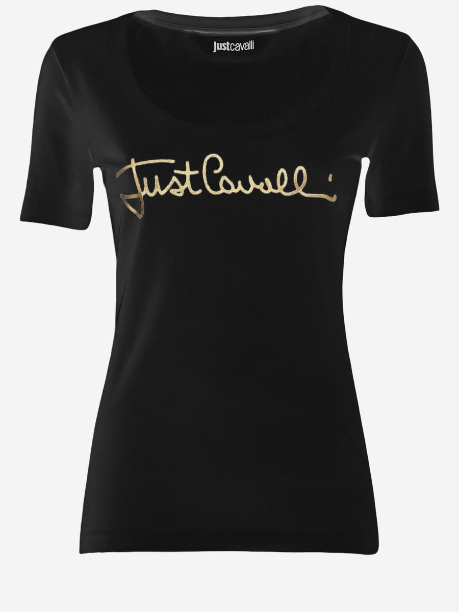 T-Shirt Stretch Cotton Black T-shirts & Jerseys
