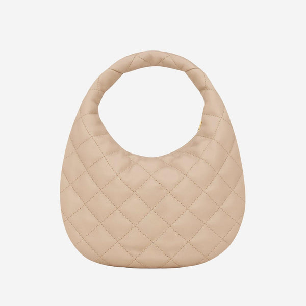 Handbag Icare Nappa Leather Beige Shoulder Bags