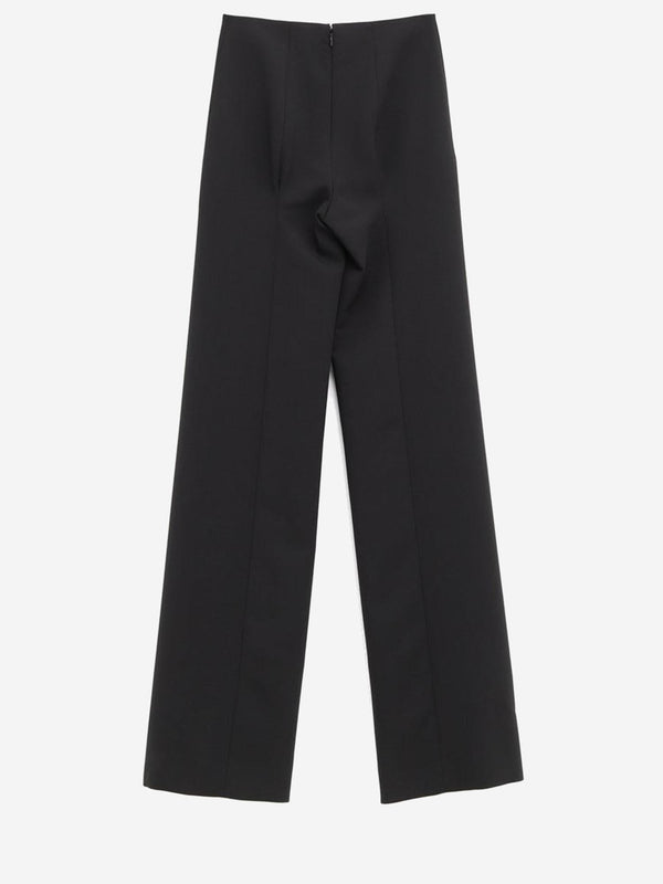 Trousers Stretch Wool Black