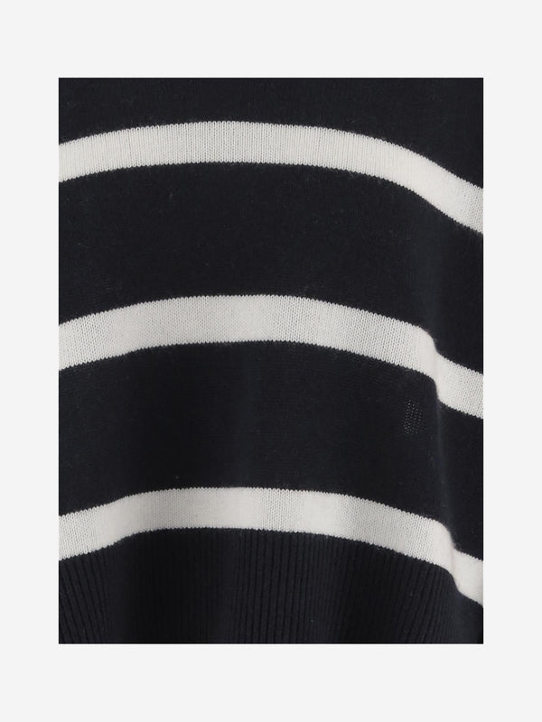 Cashmere Striped Sweater Wool