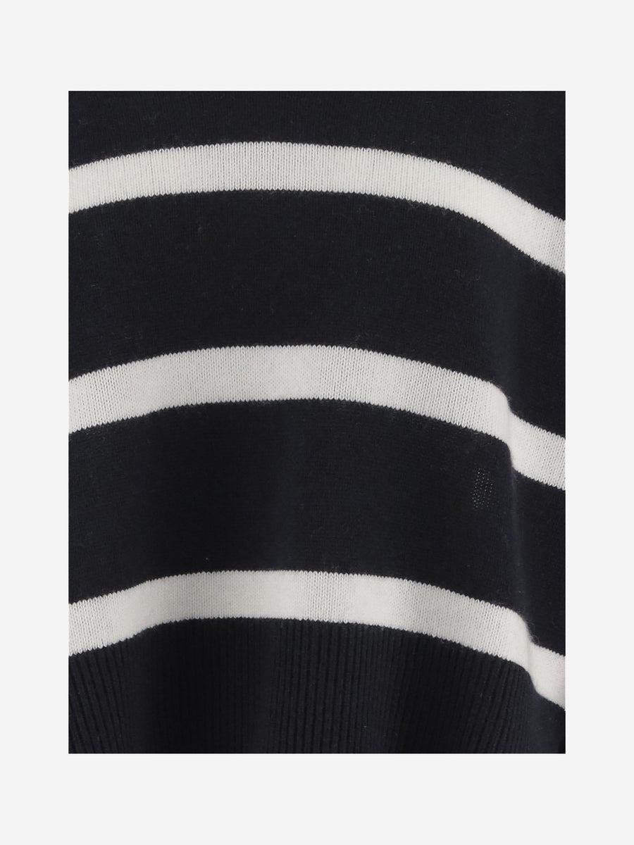 Cashmere Striped Sweater Wool
