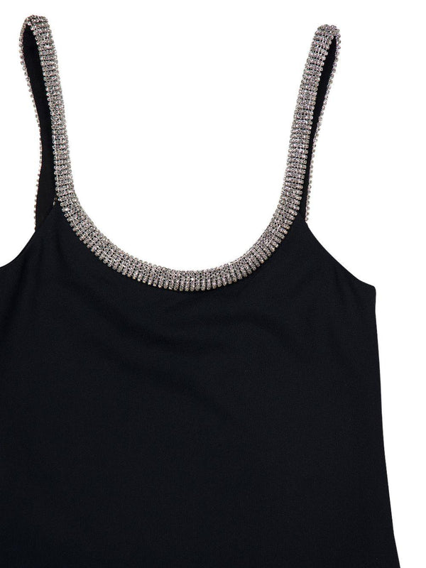 Long Dress — Black Acetate