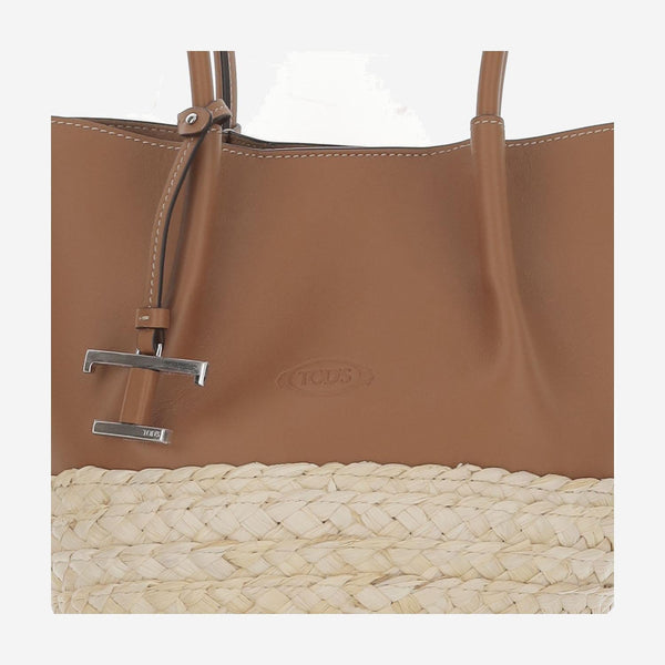 Leather Shoulder Bag With Charm Handbags