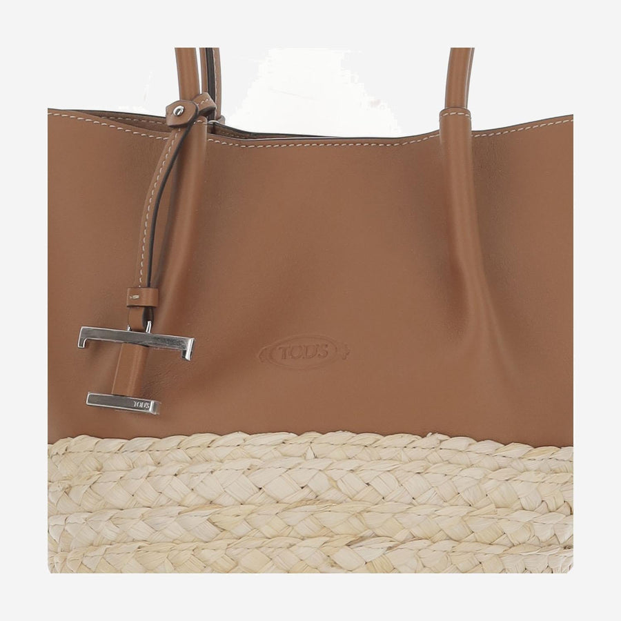 Leather Shoulder Bag With Charm Handbags
