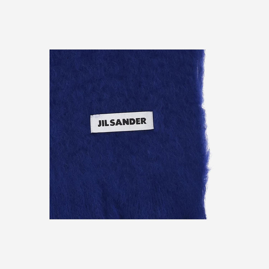 Scarf Mohair-Blend Navy
